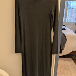 Bodycon Black Long Sleeve Dress